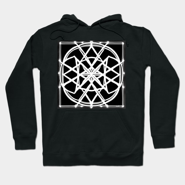 Ancient Sacred Geometry Tribe 7 Hoodie by Benito Del Ray